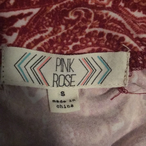 Flowy red patterned dress - Picture 5 of 6